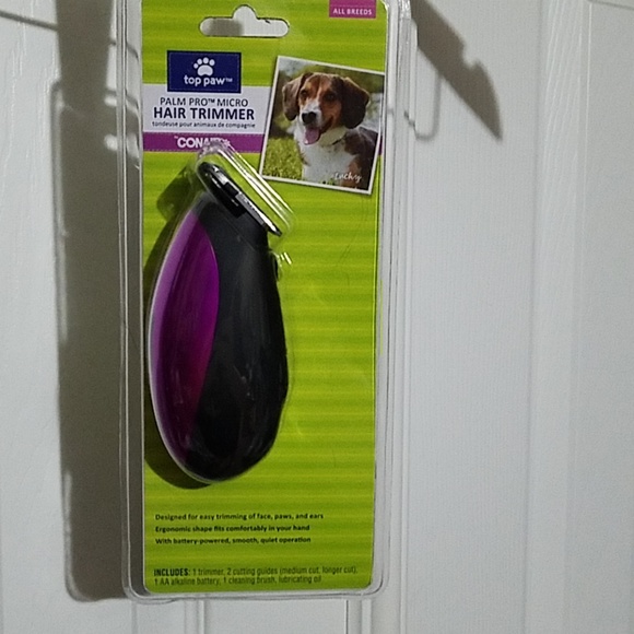 top paw by conair palm pro micro pet trimmer